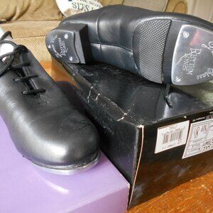 Leather Split Sole Tap Shoes- Size 8 1/2- New in Box